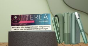Terea from Indonesia departs from the Oasis Pearl in Dubai, UAE.